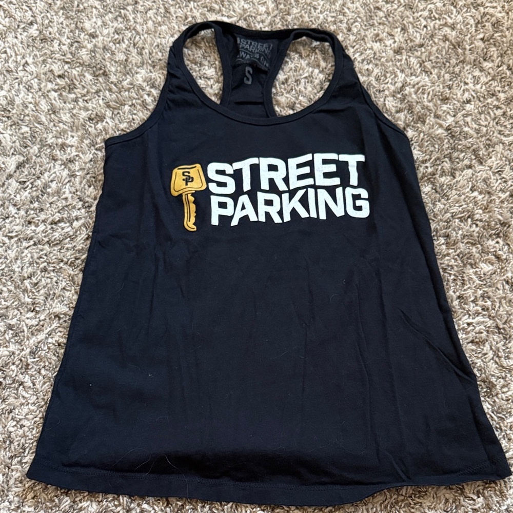 Black Street Parking Tank Top